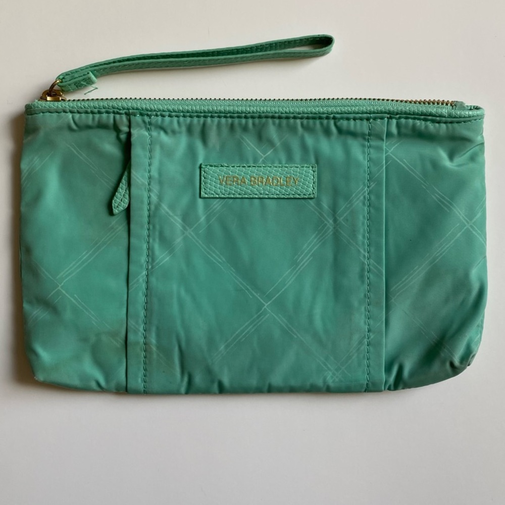 Vera Bradley Green Wristlet